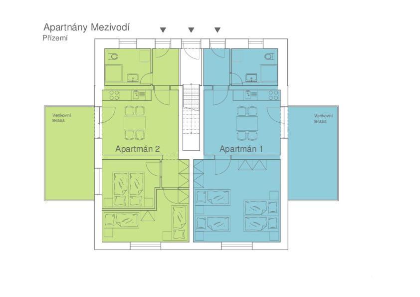 Apartmany Mezivodi Kycera 외부 사진